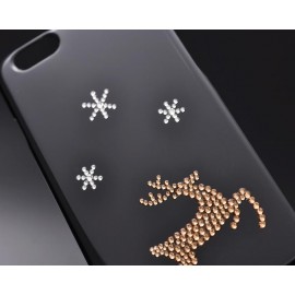 Xmas Deer Bling Swarovski Crystal Phone Cases