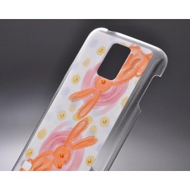 Easter Rabbit Bling Swarovski Crystal Phone Cases - Orange