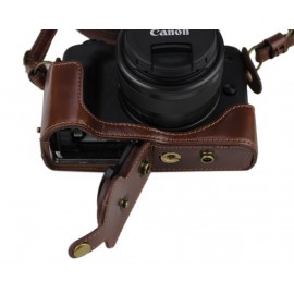 Premium Series Canon EOS M50 Camera Leather Case